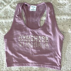 Gymshark Crop Top in Mauve